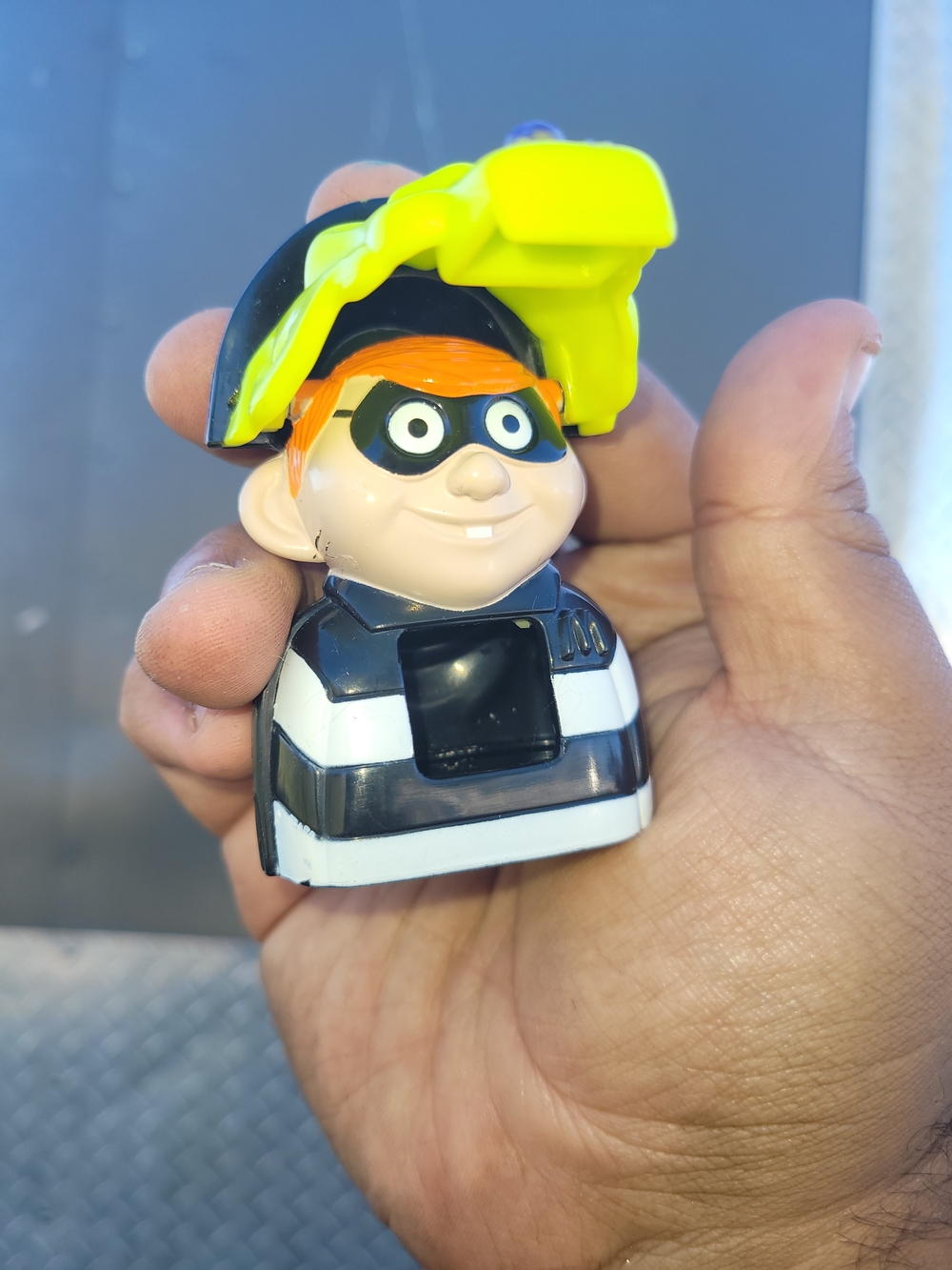 Vintage McDonald's Halloween Hamburglar Candy Dispenser Happy Meal Toy 1998 No 6